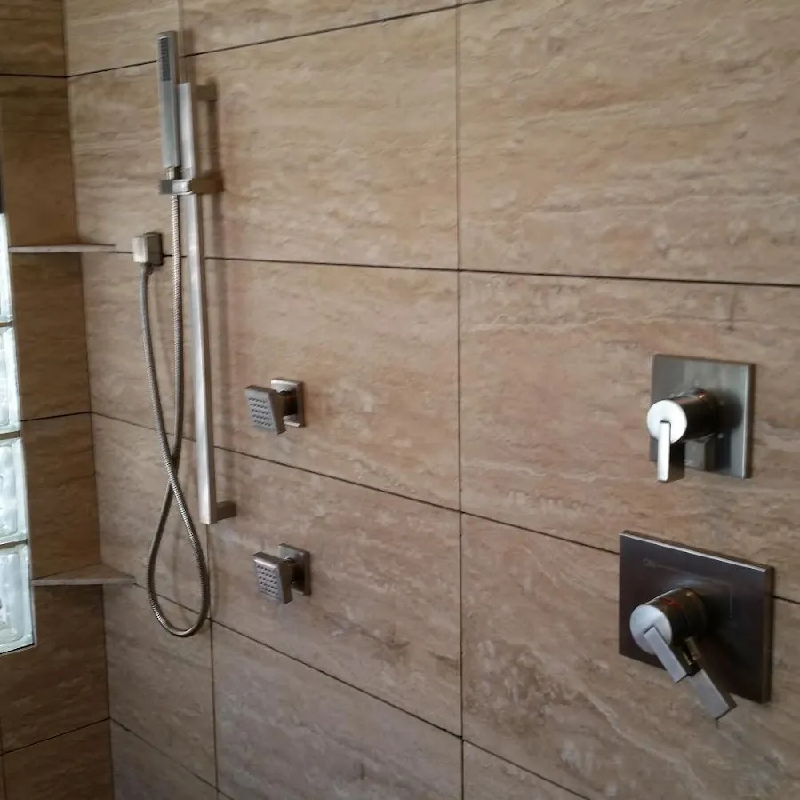 Shower fixture installation for Gas Line Repair in Fairmount